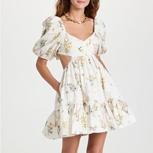 NWT Zimmerman Jeannie Puff Sleeve Mini